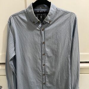 Steel & Jelly Men’s Button-Up Shirt M geometric pattern